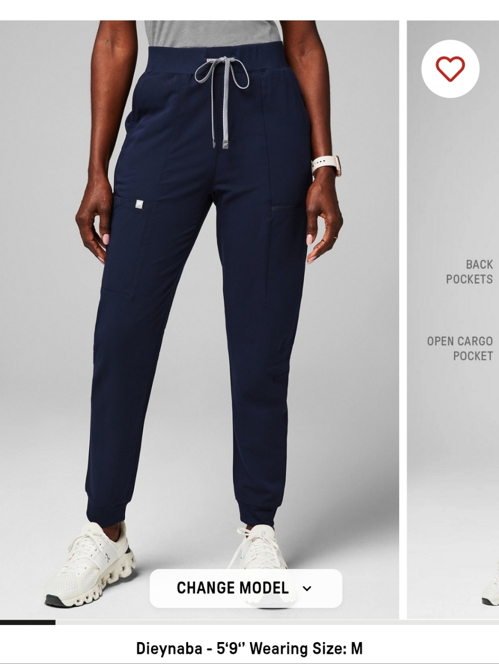 Fabletics High-Rise On-Call Scrub Jogger